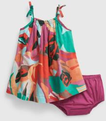 GAP Baby цветен памучен рокля комплект GAP GAP | Zelen Cherven | Момичешки | 50-62