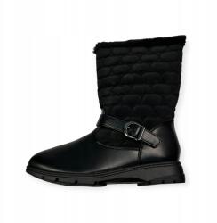  Fekete női csizma Soft Style 37, 5 (KN5/6-258)