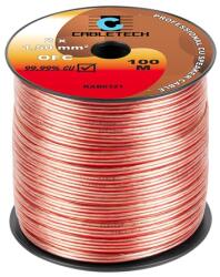  Cablu difuzor OFC 2x1.5 mm, rola 100 m pentru boxe audio (KAB0321)