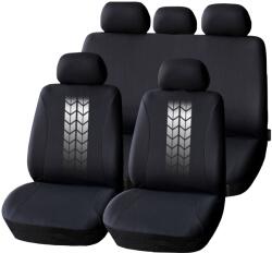 Carguard Set huse scaune auto universale Carguard, negru-gri, compatibile airbag (HSA004)