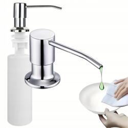  Folyadékadagoló Króm Konyhai Mosogatóhoz, asztali (DOZOWNIK DO PŁYNU CHROM)