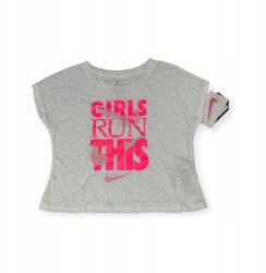 Nike Póló lány póló fehér Nike 6/7év (C/2-C-12-25)