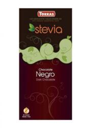 TORRAS Ciocolata neagra fara zahar si gluten 60% cacao Stevia, 100g, Torras