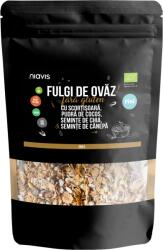 Niavis Fulgi de ovaz fini fara gluten cu scortisoara, cocos, chia si seminte de canepa Eco, 200g, Niavis