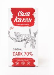 Casa Kakau Ciocolata artizanala neagra 70%, 70g, Casa Kakau
