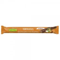 RAPUNZEL Baton cu ciocolata si crema de alune bio Nirwana, 22g, Rapunzel