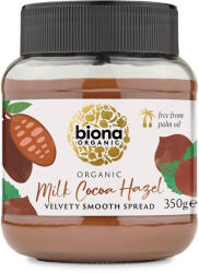 Biona Organic Crema tartinabila de ciocolata cu lapte si alune de padure bio, 350g, Biona Organic