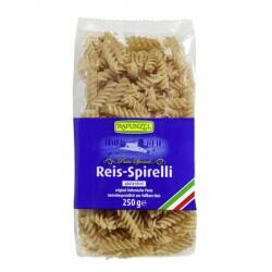 Rapunzel Paste spirelli din orez integral fara gluten bio, 250g, Rapunzel