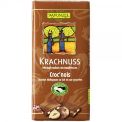 RAPUNZEL Ciocolata din lapte integral cu alune bio, 100g, Rapunzel