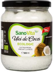 SanoVita Ulei de cocos Eco extravirgin, 500ml, SanoVita