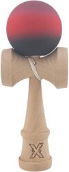KENDAMA USA X Originala, Profesionala, din Lemn, Rubber Grip, 18 cm, Mov/Rosu/Negru (161671)