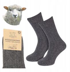 CERBER Merinó gyapjú kompressziós férfi zokni bárány Cerber 45/47 (BEZUCISKOWE SKARPETKI Z WEŁNY JAGNIĘCEJ)