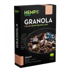 Canah Cacao Hemp Granola Bio, 400 grame, Canah