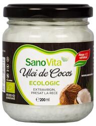 SanoVita Ulei de cocos Eco extravirgin, 200ml, SanoVita
