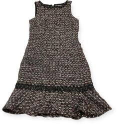 KARL LAGERFELD Ruha, Tweed, Ujjatlan, Fekete/Fehér/Piros, Használt