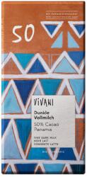 VIVANI Ciocolata cu 50% cacao si lapte integral, 80g, Vivani