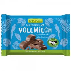 RAPUNZEL Ciocolata bio cu lapte integral Cristalino, 100g, Rapunzel