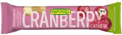 RAPUNZEL Baton Bio cu merisoare si nuci caju, 40g, Rapunzel