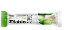 Diablo Baton fara zahar de cereale si mere cu invelis de iaurt, 30g, Diablo