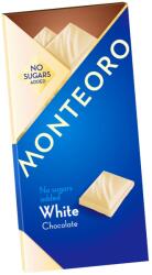 Monteoro Ciocolata alba fara zahar, 90g, Monteoro