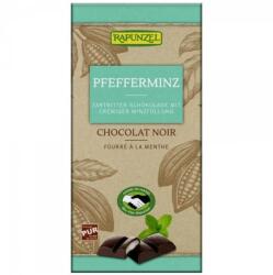 RAPUNZEL Ciocolata neagra bio cu crema de menta, 100g, Rapunzel