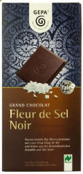 GEPA Ciocolata neagra bio Fleur de Sel Noir, 100g, Gepa