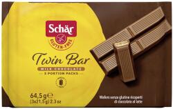 Schar Napolitane invelite in ciocolata fara gluten Twin Bar, 3 x 21.5g, Schar