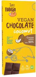 Super Fudgio Ciocolata bio cu lapte de cocos fara gluten, 80g, Super Fudgio