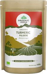 Organic India Turmeric pulbere fara gluten, 100g, Organic India