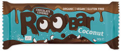 ROOBAR Baton cu cocos invelit in ciocolata Bio, 30g, Roobar