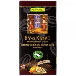 RAPUNZEL Ciocolata amaruie cu 85% cacao bio, 80g, Rapunzel