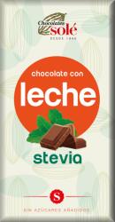 Chocolates Solé Ciocolata 39% cacao + lapte si stevie, 100g, Chocolates Sole
