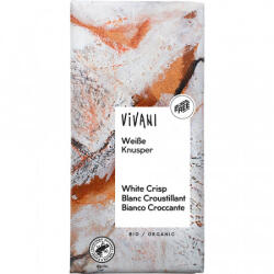 VIVANI Ciolata alba crocanta Bio, 100g, Vivani