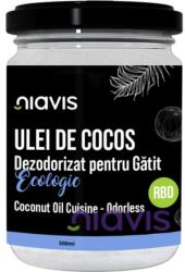 Niavis Ulei de cocos dezodorizat pentru gatit RBD ecologic, 500ml, Niavis