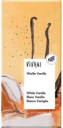 VIVANI Ciocolata alba cu vanilie Bio, 80g, Vivani