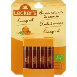 Lecker's Ulei de portocale ecologic, 4x2ml, Lecker's