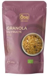 Obio Granola cu fructe bio, 200g, Obio