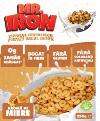Mr. Iron Cereale din ovaz fara zahar si fara gluten Miere inghetata, 250g, Mr. Iron
