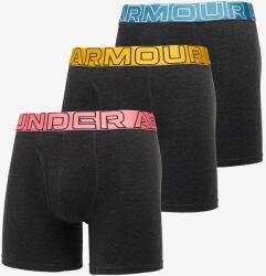 Under Armour Performance Cotton - Solid 6in - 3pk LG | Bărbați | Boxeri | Negru | 1383889-006