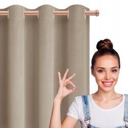  Velúr sötétítő függöny vastag kerekekkel Nappali 140x250 (543Y)