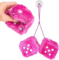  Plüss Kockák Autó Visszapillantó Tükör Medál Tapadókorong