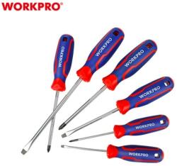 WorkPro Csavarhúzó készlet Cr-V 6 db (WP200504)