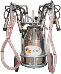 EMT Aparat de muls vaci EMT galvanizat, un bidon inox 40 litri, 2 posturi( ungere) (EMT2+1US40)