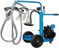 EMT Aparat de muls oi si capre EMT BLUE cu 2 posturi si loc de 1 bidon (EMTBLUE-C)