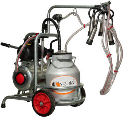 EMT Aparat de muls vaci EMT galvanizat, un bidon aluminiu 30 litri, un post( ungere) (EMT1+1UA30)