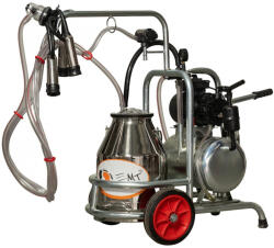 EMT Aparat de muls vaci EMT galvanizat, un bidon inox 30 litri, un post( ungere) (EMT1+1US30)