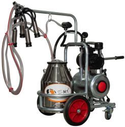 EMT Aparat de muls vaci EMT galvanizat, un bidon inox 30 litri, un post( uscat) (EMT1+1S30)