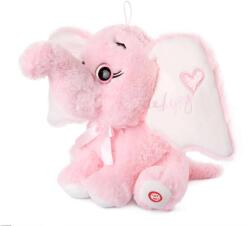 Amek Toys ПЛЮШЕН ГОЛЯМ СЛОН СЪС СЪРЦЕ И ЗВУК 65 СМ - armtoys