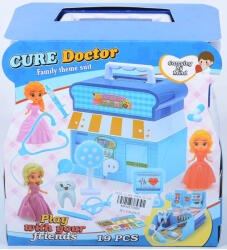 Armtoys ДЕТСКА КЪЩА-КУФАР ЗЪБОЛЕКАРСКИ КАБИНЕТ 19 ЧАСТИ - armtoys