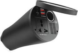 AMiO Convertor de tensiune AMiO 12V/230V 150W/300W 2xUSB PI02 (02469)